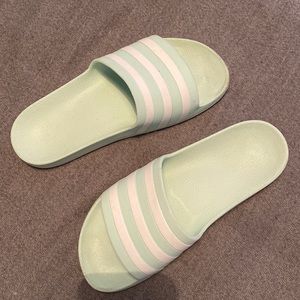 Size 7 Adidas Aqua Slides